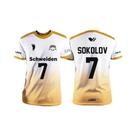 Camiseta Unissex Haikyuu Adlers Schweiden Com Estampa 3D De Anime, Gola Redonda, Manga Curta, Top De