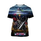 Camiseta Unissex Infantil Kurosaki Ichigo Com Estampa 3D Anime BLEACH O Neck Manga Curta Casual