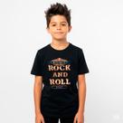 Camiseta Unissex Infantil Preta Only Rock - Roquenrou
