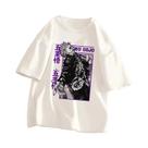 Camiseta Unissex Jujutsu Kaisen Gojo Satoru Manga Manga Curta Harajuku Kawaii Verão Y2k