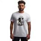 Camiseta Unissex Lampiao e Maria Bonita Desenho Grafite Camiseta Unissex Lampiao e Maria Bonita Desenho Grafite
