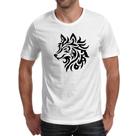 Camiseta Unissex Lobo silhueta tribal