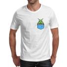Camiseta Unissex Louva Deus no bolso