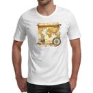 Camiseta Unissex Mapa travel art