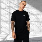 Camiseta Unissex Minimalista Montanha Em Algodão Premium