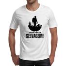 Camiseta Unissex Nascido para ser selvagem