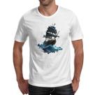 Camiseta Unissex Navio em mar aberto