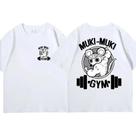 Camiseta Unissex Oversized Com Estampa Anime Demon Slayer Uzui Tengen Ninja Mice Muki Muki Para