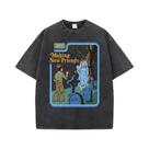 Camiseta Unissex Oversized De Algodão Estilo Hip Hop Respirável Casual Retrô Lavada Para Conhecer Camiseta Unissex Oversized De Algodão Estilo Hip Hop Respirável Casual Retrô Lavada Para Conhecer