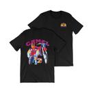 Camiseta Unissex Oversized Retrô De Algodão Com Estampa De Carro E Cigarros Camel Vintage, Manga