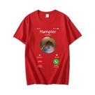 Camiseta Unissex Oversized Streetwear Com Estampa De Hamster Meme E Câmera Frontal - Camiseta De Camiseta Unissex Oversized Streetwear Com Estampa De Hamster Meme E Câmera Frontal - Camiseta De