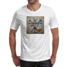 Camiseta Unissex Papa Leguas e Coyote Vitruviano Da Vinci