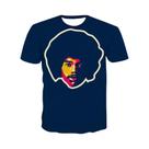 Camiseta Unissex Para Adultos E Crianças 3D De Cantor De Rock Punk, Camiseta Casual Com Guitarra