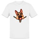 Camiseta Unissex Pastor Alemao no Ziper