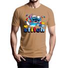 Camiseta Unissex Personagem Lilo Stitch Desenho Estampado Camisa Algodão