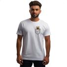 Camiseta Unissex Pug no bolso