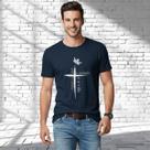 Camiseta Unissex Religiosa Cruz Jesus É O Caminho Em Algodão
