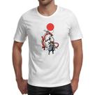 Camiseta Unissex Samurai Dragao sol nascente