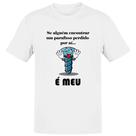 Camiseta Unissex Se alguem encontrar um parafuso