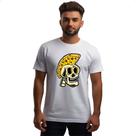 Camiseta Unissex Skull pizza gladiator