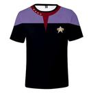 Camiseta Unissex Star Trek Sci-Fi Com Estampa 3D Little Rocket, Moda De Verão Para Homens E Mulheres