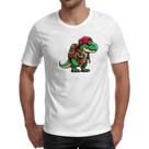 Camiseta Unissex T-Rex aventureiro
