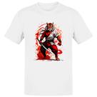 Camiseta Unissex Tigre samurai splash arte