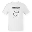 Camiseta Unissex Tomando café pra assustar o fígado