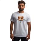 Camiseta Unissex Urso no ziper Camiseta Unissex Urso no ziper