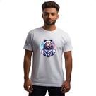 Camiseta Unissex Urso pardo astronauta Camiseta Unissex Urso pardo astronauta