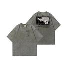 Camiseta Unissex Vintage Hunter X Hunter Com Estampa Gráfica Ácida Em Algodão Lavado Para Homens E Camiseta Unissex Vintage Hunter X Hunter Com Estampa Gráfica Ácida Em Algodão Lavado Para Homens E