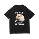 Camiseta Unissex Vintage Peace Hamster Harajuku Aesthetic Streetwear Para Homens E Mulheres Camiseta Unissex Vintage Peace Hamster Harajuku Aesthetic Streetwear Para Homens E Mulheres
