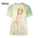 Camiseta Unissex Virgem Maria T-Shirt Impressão 3D