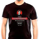 Camiseta Velho Roqueiro Personalizada com Imagem e Ano de Aniversário para Adulto com Mangas Curtas na Cor Preta Premium
