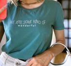 Camiseta verde água básica