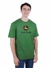 Camiseta Verde de Manga Curta com Logo John Deere para Homem - P