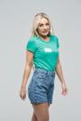 Camiseta - Verde Estampada