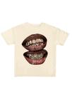 Camiseta Verdusa Graphic Lips Print 2000s Y2k para mulheres Camiseta Verdusa Graphic Lips Print 2000s Y2k para mulheres