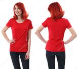 Camiseta Vermelha Feminina