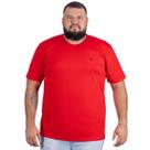 Camiseta Vermelha Masculina Casual Plus Size Camiseta Vermelha Masculina Casual Plus Size