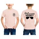 Camiseta Vieawfi Boys Princess Security Team para crianças de 11 a 12 anos