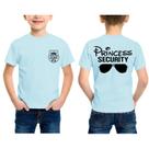 Camiseta Vieawfi Boys Princess Security Team para crianças de 9 a 10 anos