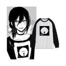 Camiseta Vintage Chainsaw Cosplay Reze Manga Longa Harajuku Y2k Estilo Japonês Manga Motoqueiro Para Camiseta Vintage Chainsaw Cosplay Reze Manga Longa Harajuku Y2k Estilo Japonês Manga Motoqueiro Para