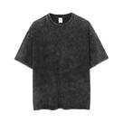 Camiseta Vintage De Algodão Com Lavagem Ácida Para Mulheres, Estilo Hip Hop Punk, Camiseta Casual De