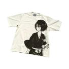 Camiseta Vintage Harajuku De Manga Curta Com Estampa Gráfica Heavyweight Rukia Kuchiki Bleach Death Camiseta Vintage Harajuku De Manga Curta Com Estampa Gráfica Heavyweight Rukia Kuchiki Bleach Death