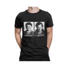 Camiseta Vintage Masculina De Algodão Com Manga Curta E Gola Redonda, Estilo Home Alone, Moda De