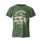 Camiseta Vintage Oversized Para Homens Com Estampa De Motores, Camisetas Gráficas De Verão Para