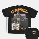 Camiseta Vintage Retro Car Camel Cigarettes De Algodão, Manga Curta, Casual, Streetwear Para Homens Camiseta Vintage Retro Car Camel Cigarettes De Algodão, Manga Curta, Casual, Streetwear Para Homens