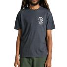 Camiseta Volcom Inked SM25 Masculina Mescla Preto
