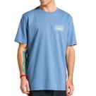 Camiseta Volcom Sunset Delight SM25 Masculina Azul Escuro Camiseta Volcom Sunset Delight SM25 Masculina Azul Escuro